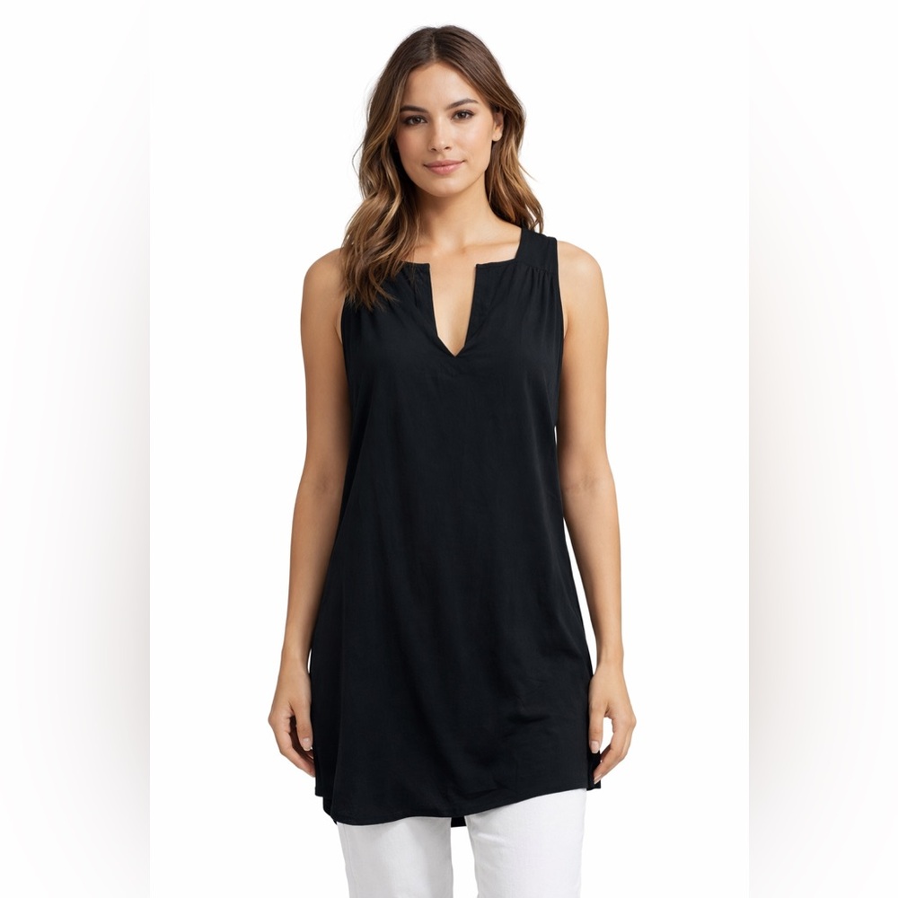 Old Navy Black Sleeveless Tunic Top – Size Medium – NWT